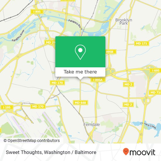 Sweet Thoughts map