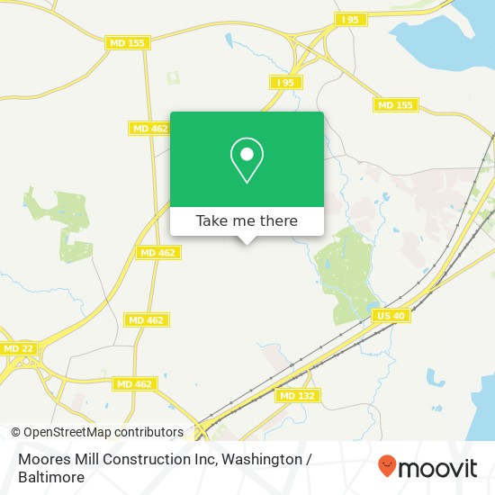 Moores Mill Construction Inc map
