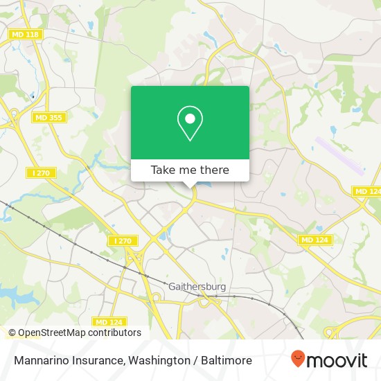 Mannarino Insurance map