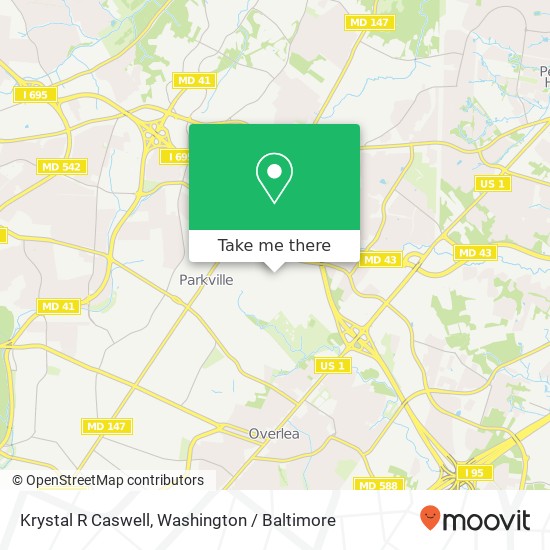 Krystal R Caswell map
