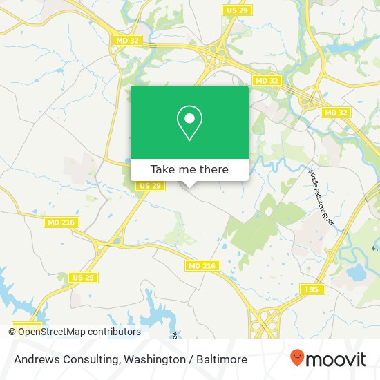 Mapa de Andrews Consulting