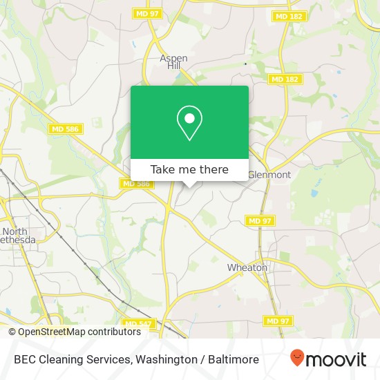 Mapa de BEC Cleaning Services