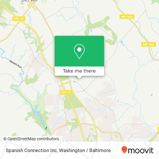 Mapa de Spanish Connection Inc