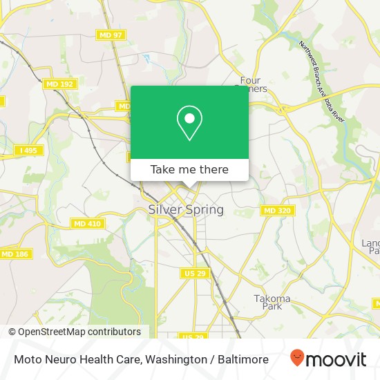 Moto Neuro Health Care map