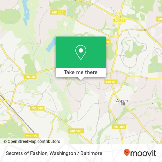 Secrets of Fashion map