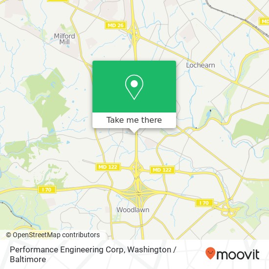 Mapa de Performance Engineering Corp