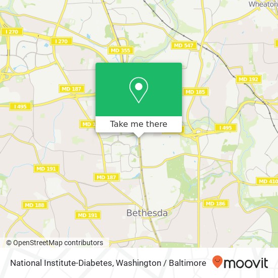 National Institute-Diabetes map
