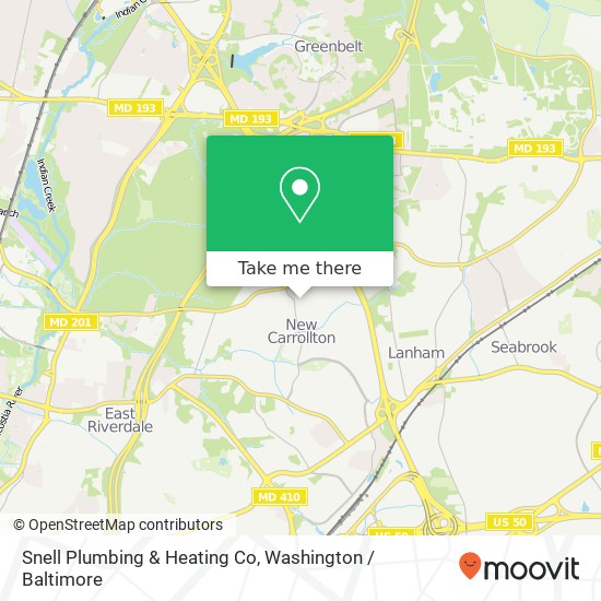 Mapa de Snell Plumbing & Heating Co