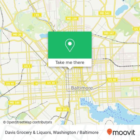 Davis Grocery & Liquors map