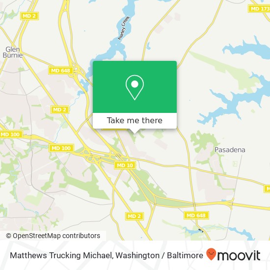 Mapa de Matthews Trucking Michael