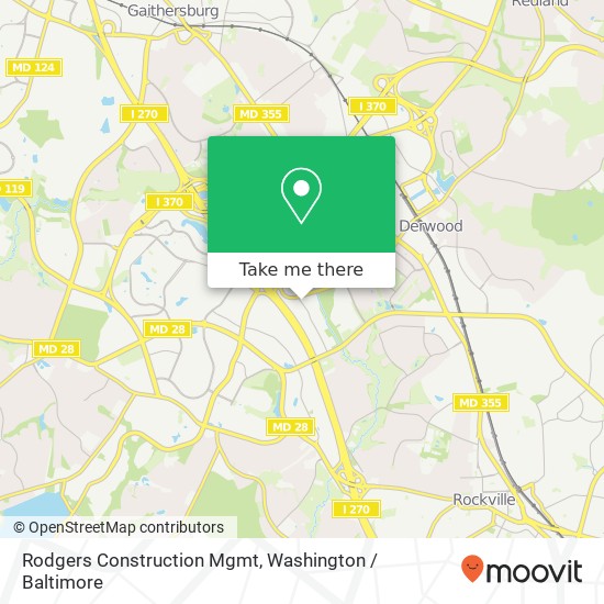Rodgers Construction Mgmt map