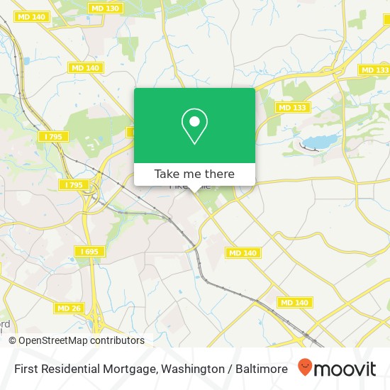 Mapa de First Residential Mortgage