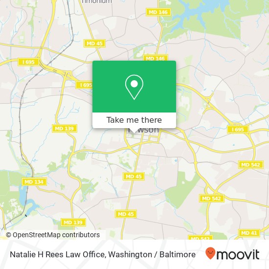 Natalie H Rees Law Office map