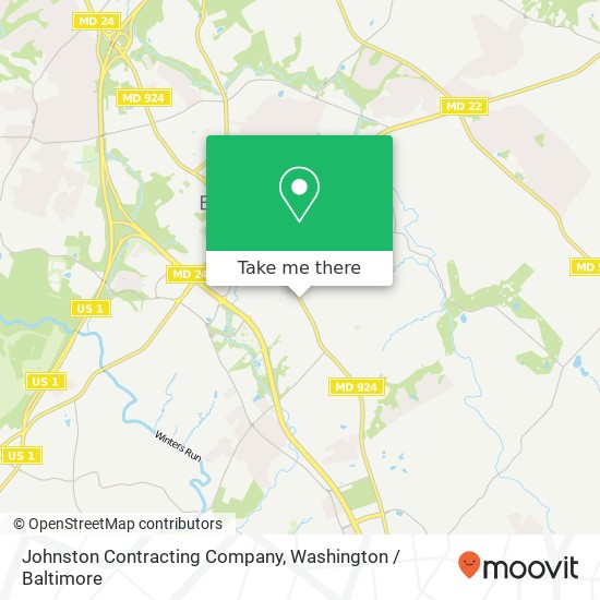 Mapa de Johnston Contracting Company