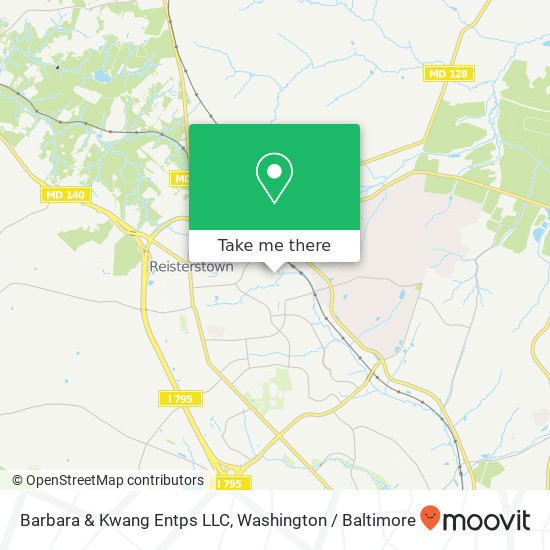 Barbara & Kwang Entps LLC map