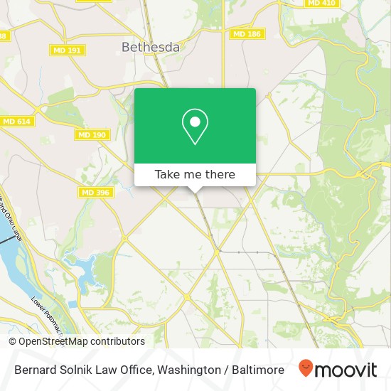 Bernard Solnik Law Office map