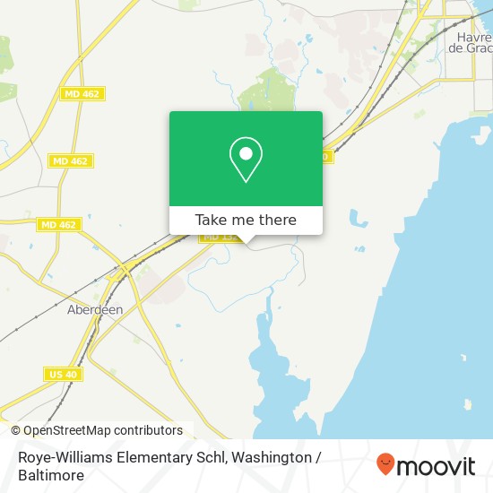 Roye-Williams Elementary Schl map