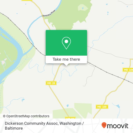 Mapa de Dickerson Community Assoc