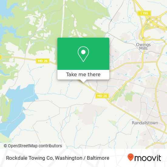 Mapa de Rockdale Towing Co