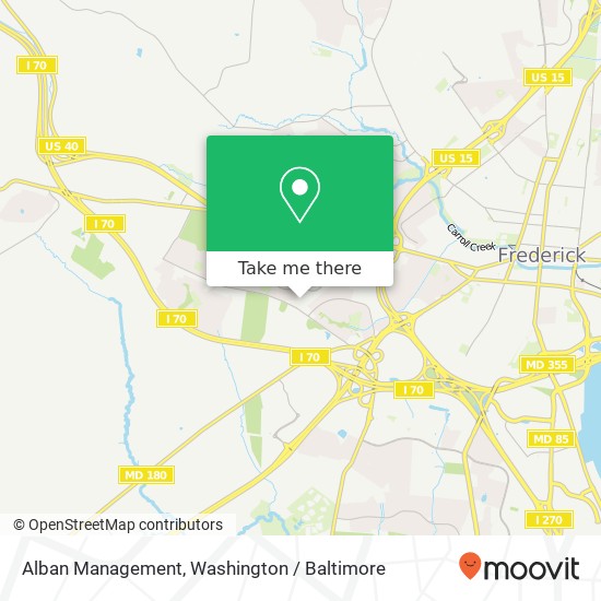 Alban Management map