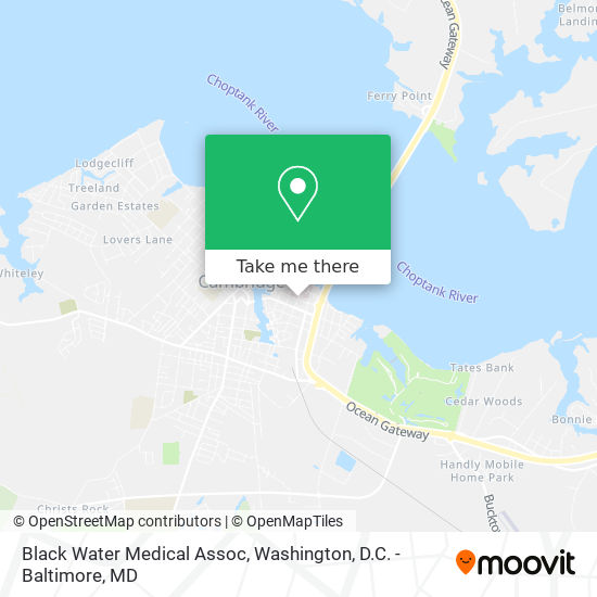 Black Water Medical Assoc map