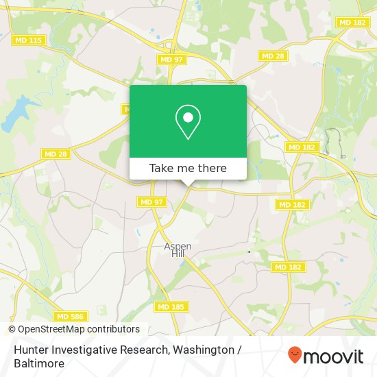 Hunter Investigative Research map