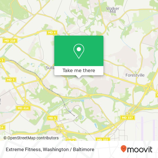 Extreme Fitness map