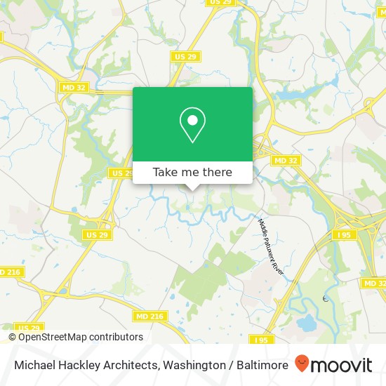 Michael Hackley Architects map