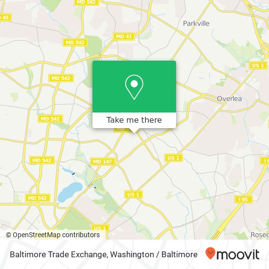 Baltimore Trade Exchange map