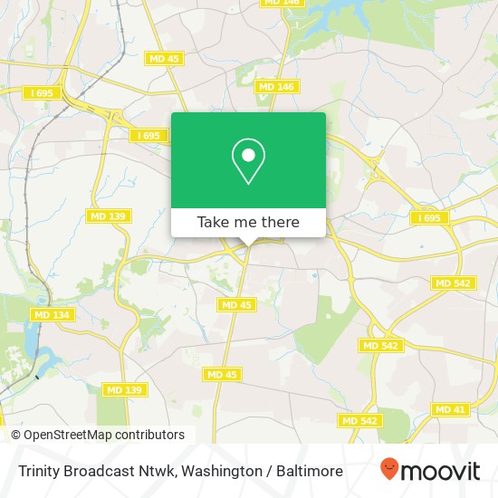 Trinity Broadcast Ntwk map