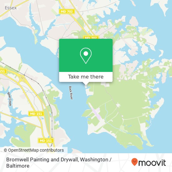 Bromwell Painting and Drywall map