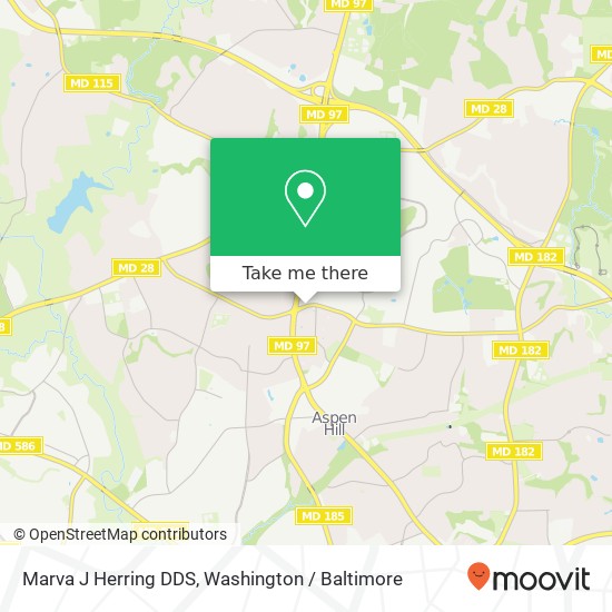 Mapa de Marva J Herring DDS