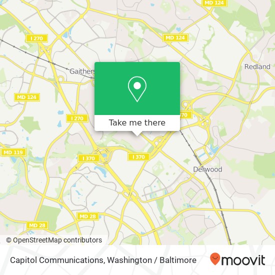 Capitol Communications map