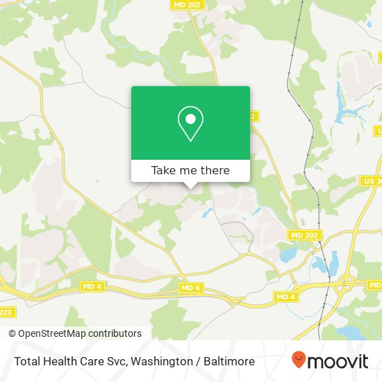 Mapa de Total Health Care Svc