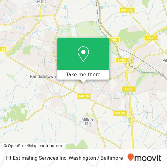 Ht Estimating Services Inc map