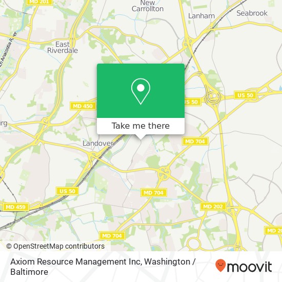 Mapa de Axiom Resource Management Inc