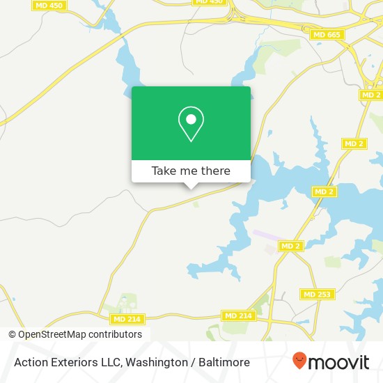 Action Exteriors LLC map