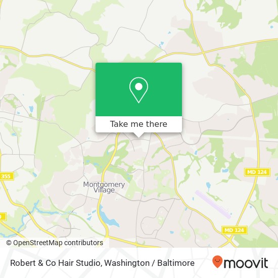Mapa de Robert & Co Hair Studio