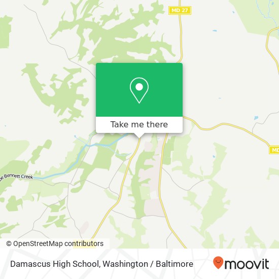 Mapa de Damascus High School