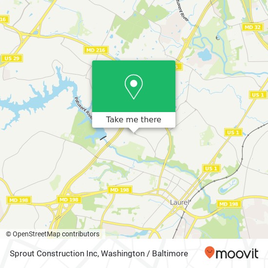Mapa de Sprout Construction Inc