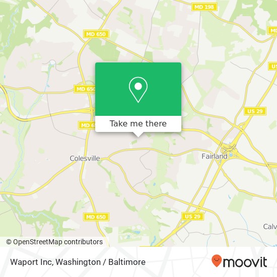 Waport Inc map