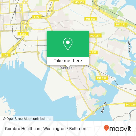 Gambro Healthcare map