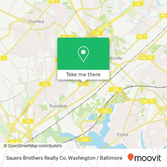 Mapa de Sauers Brothers Realty Co