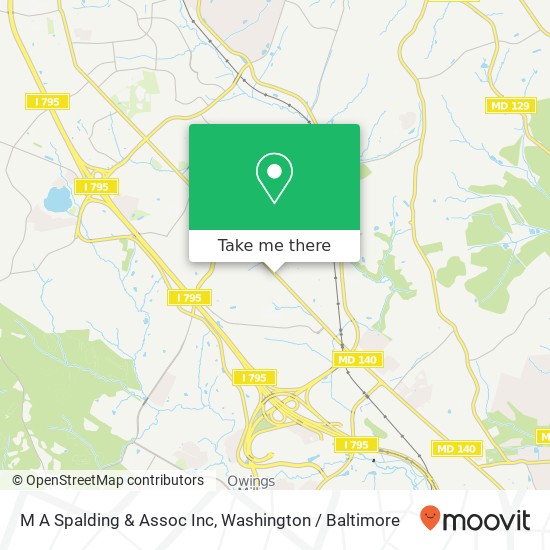 Mapa de M A Spalding & Assoc Inc
