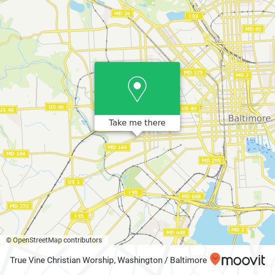 Mapa de True Vine Christian Worship