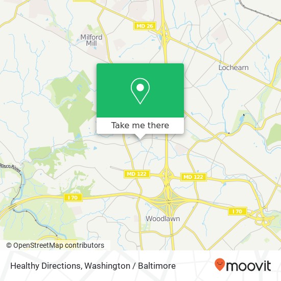 Healthy Directions map