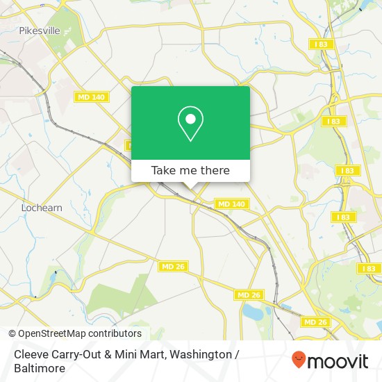 Cleeve Carry-Out & Mini Mart map