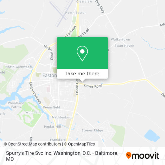 Spurry's Tire Svc Inc map