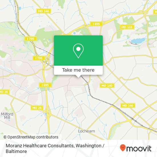 Moranz Healthcare Consultants map
