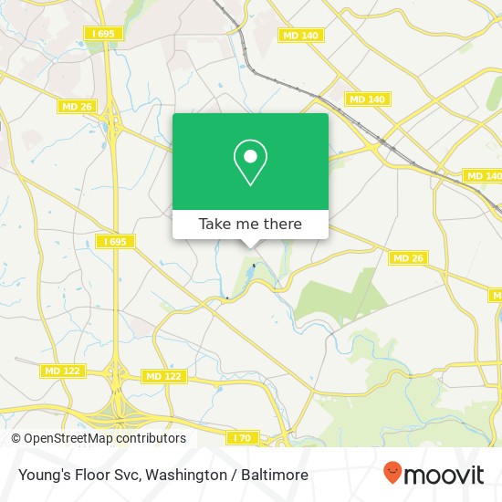 Young's Floor Svc map